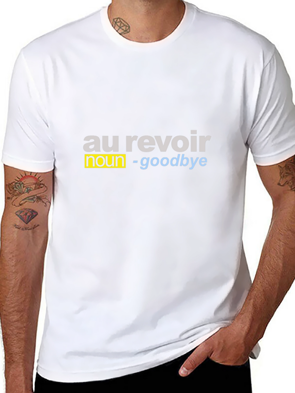 Au Revoir Goodbye Definition T-Shirt