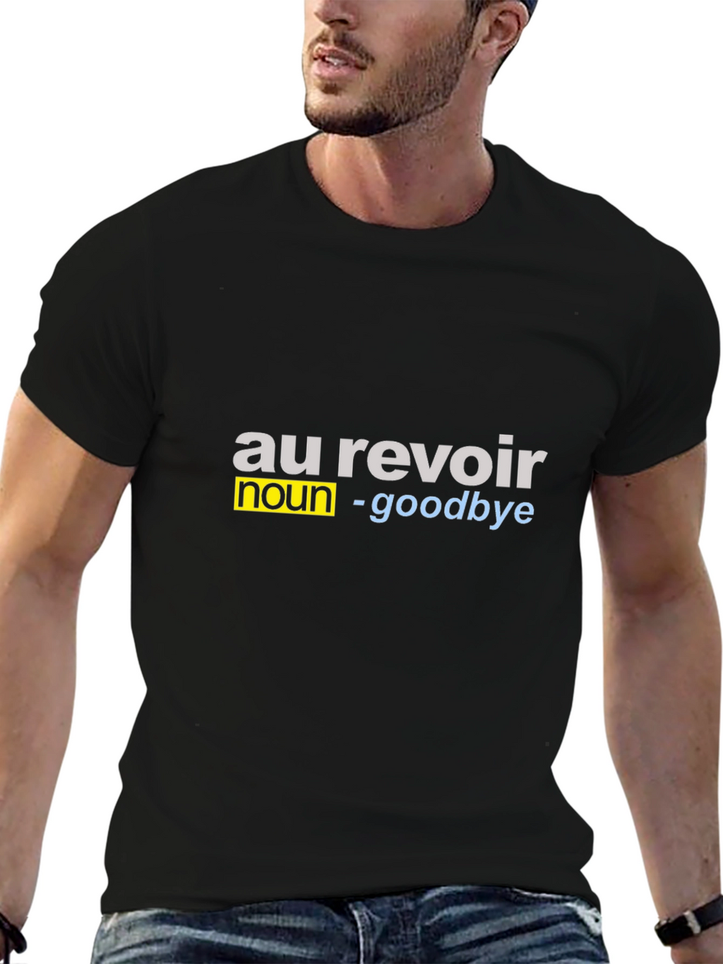 Au Revoir Goodbye Definition T-Shirt