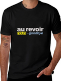Au Revoir Goodbye Definition T-Shirt