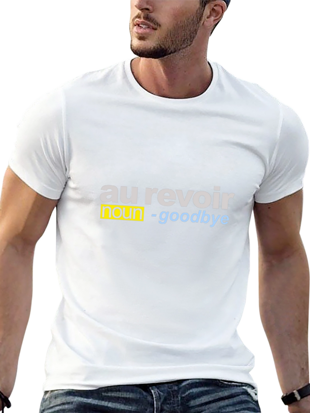 Au Revoir Goodbye Definition T-Shirt
