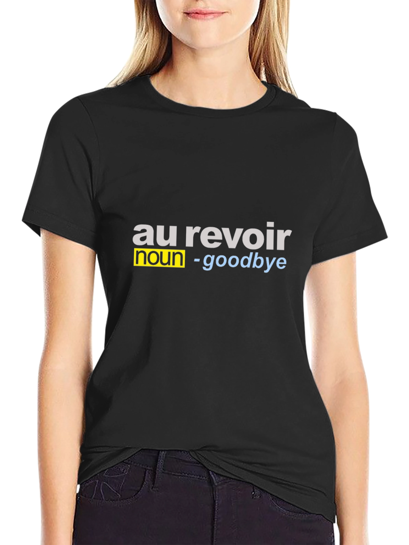 Au Revoir Goodbye Definition T-Shirt