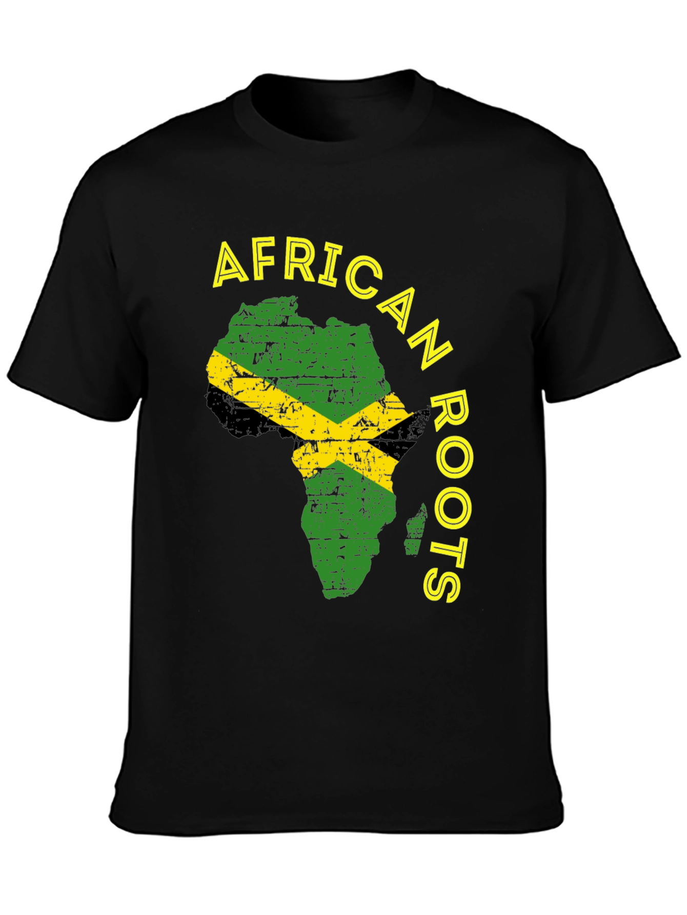 African Roots Jamaica Flag T-Shirt