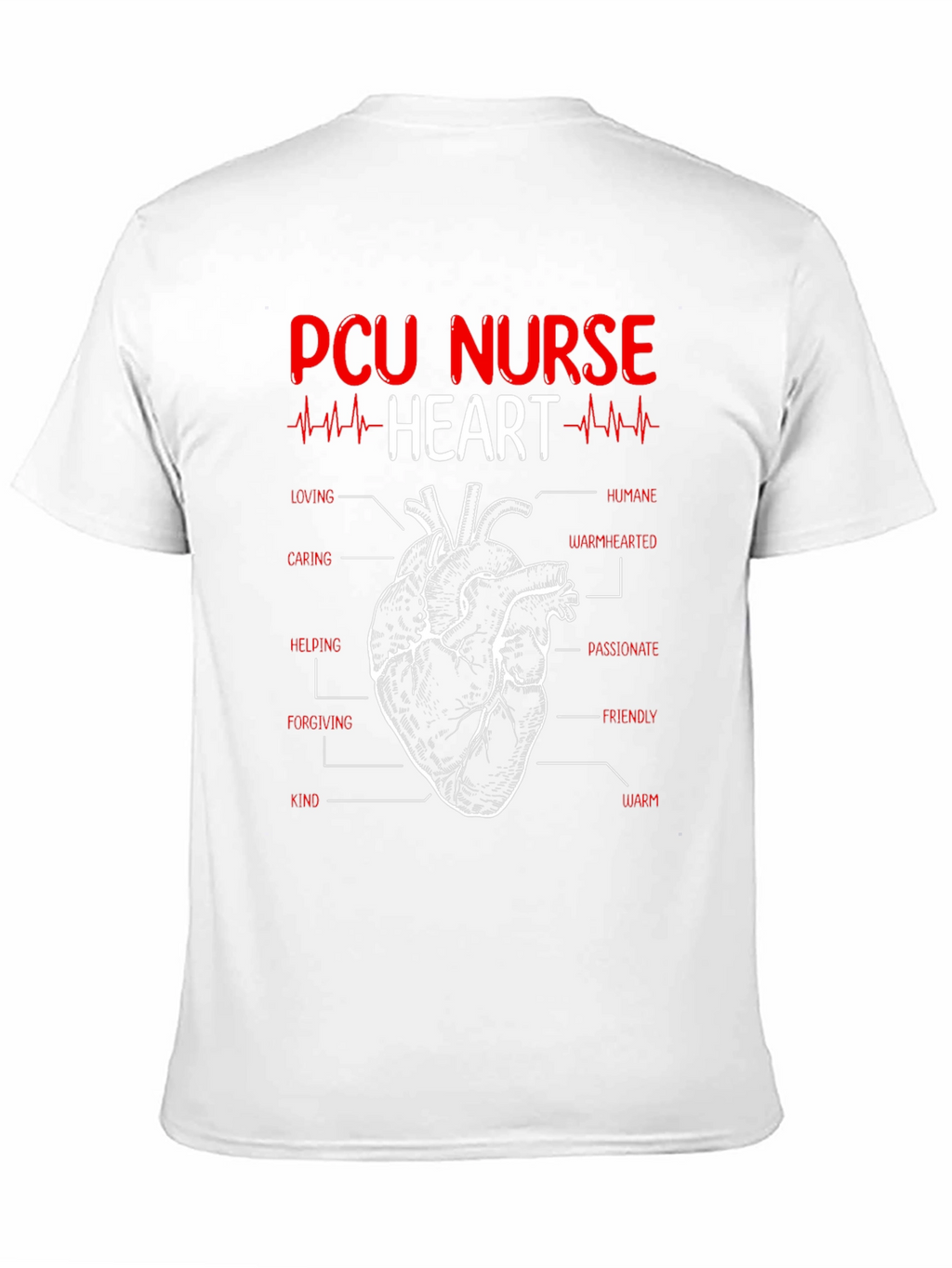 PCU Nurse Heart T-Shirt