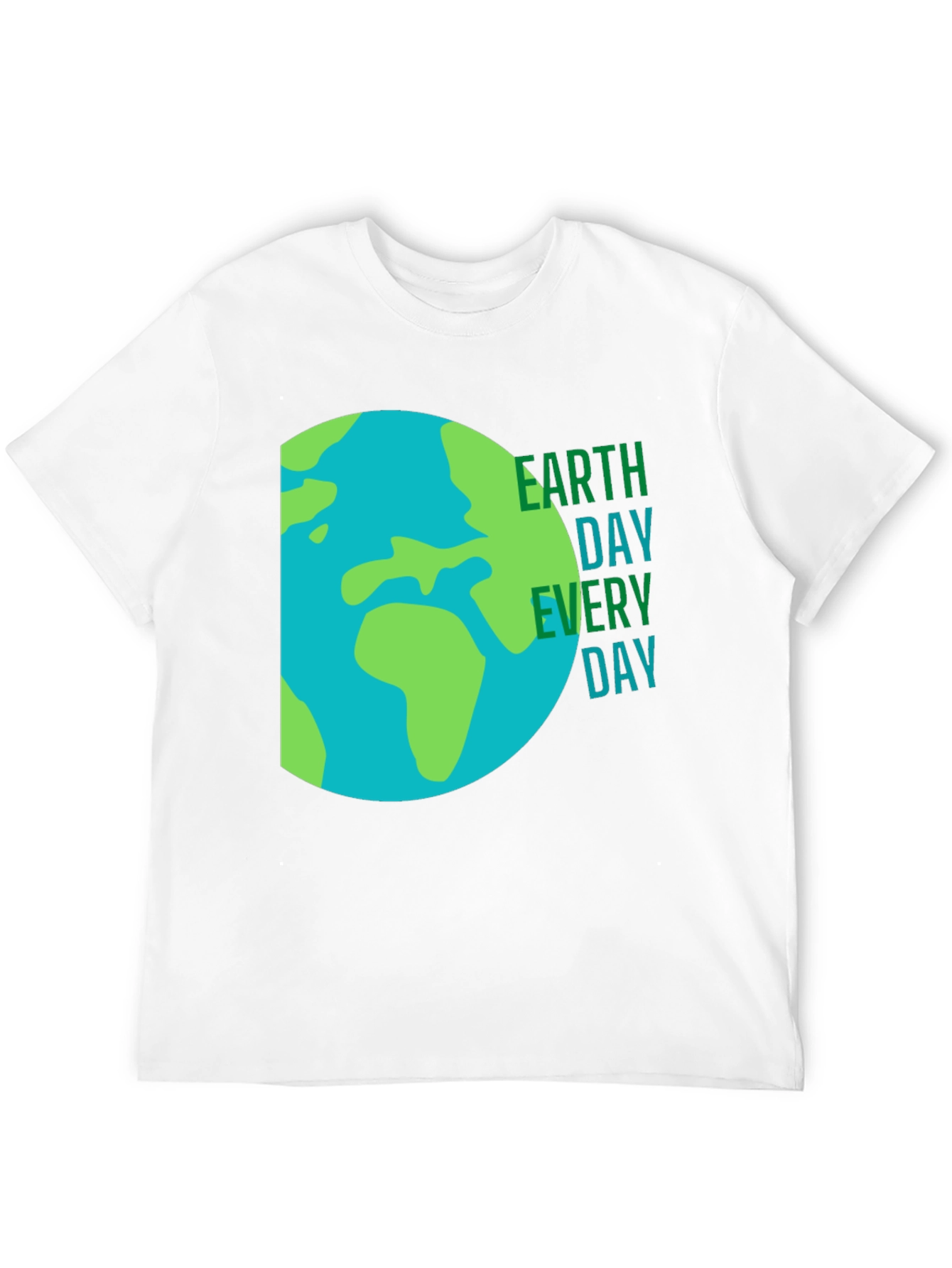 Earth Day Every Day Graphic T-Shirt - Black