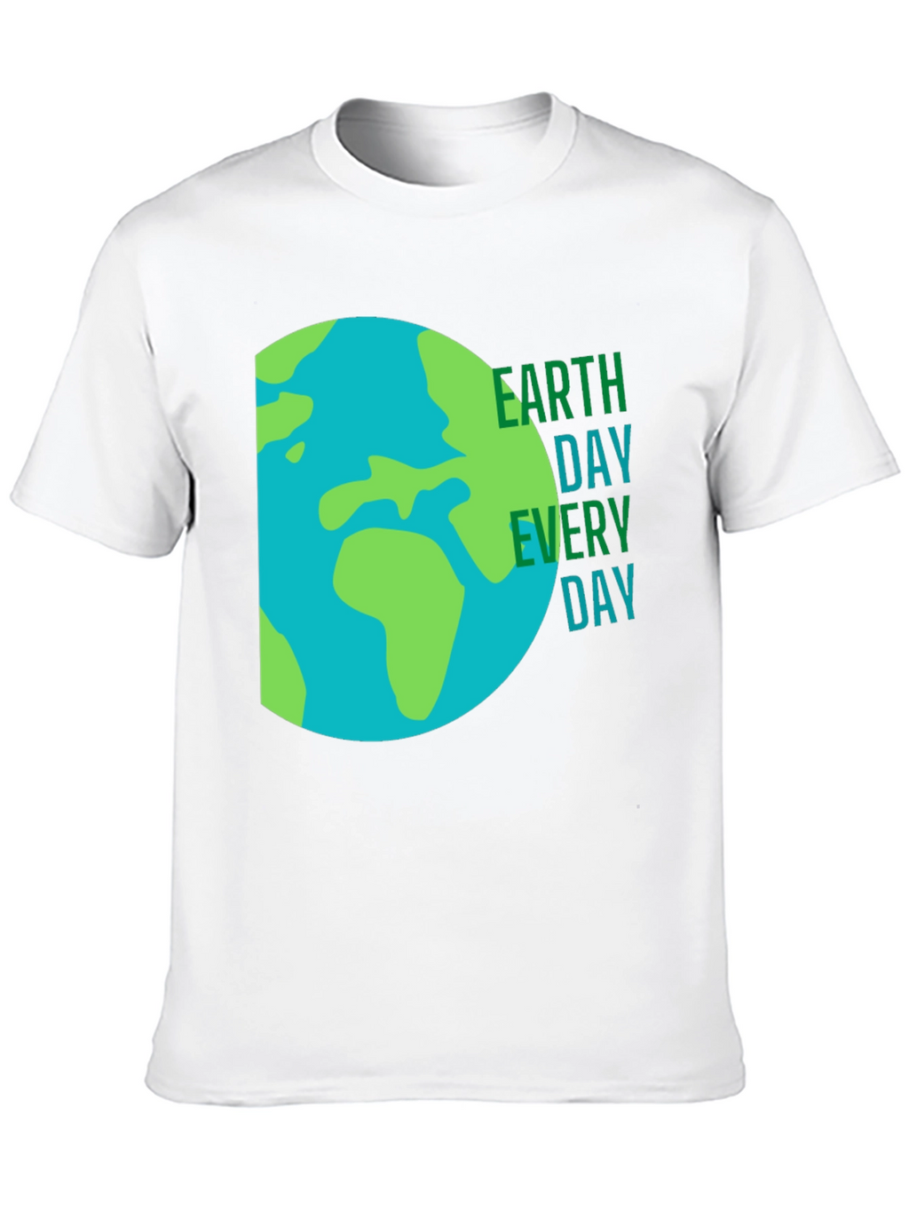 Earth Day Every Day Graphic T-Shirt - Black