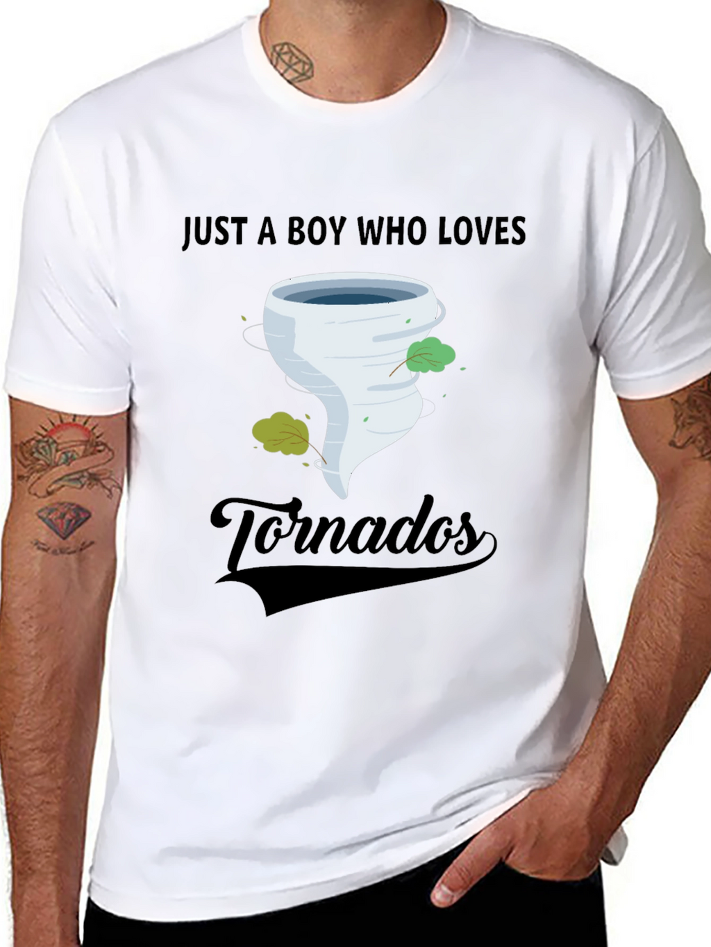 Boy Who Loves Tornadoes Graphic Tee