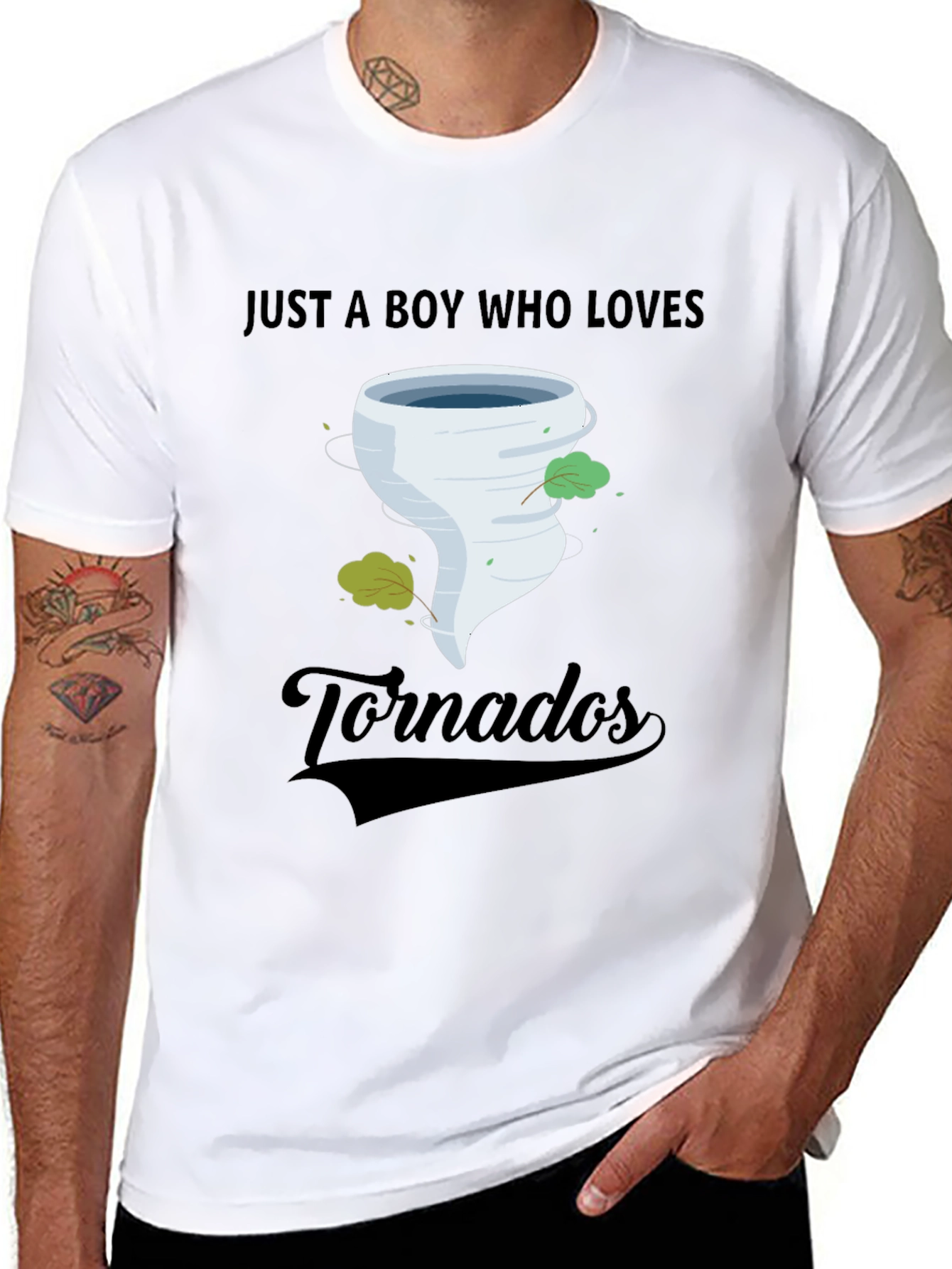 Boy Who Loves Tornadoes Graphic Tee
