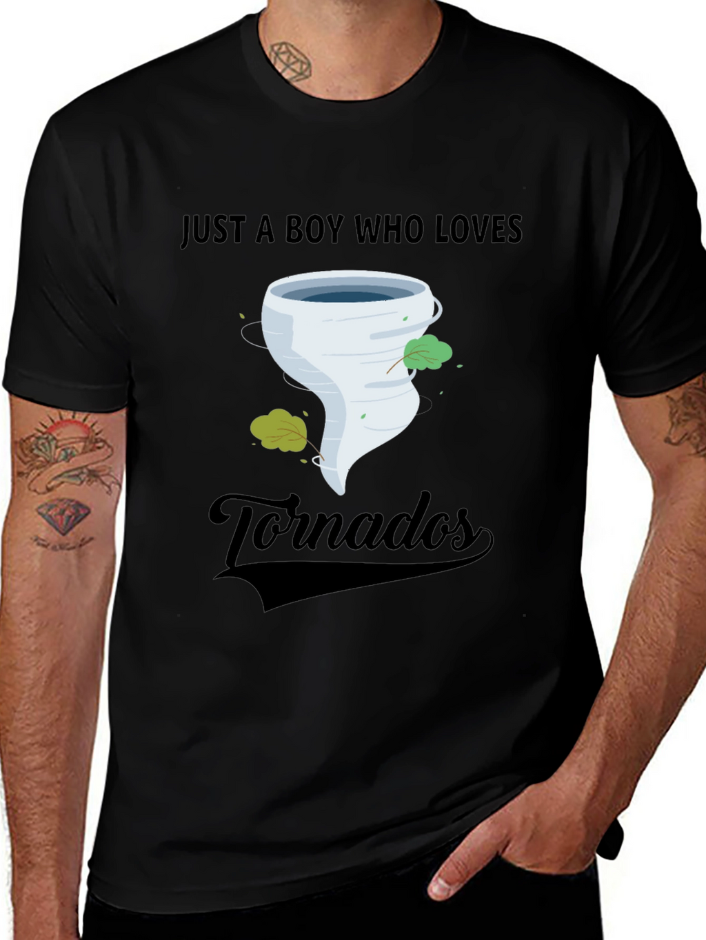 Boy Who Loves Tornadoes Graphic Tee