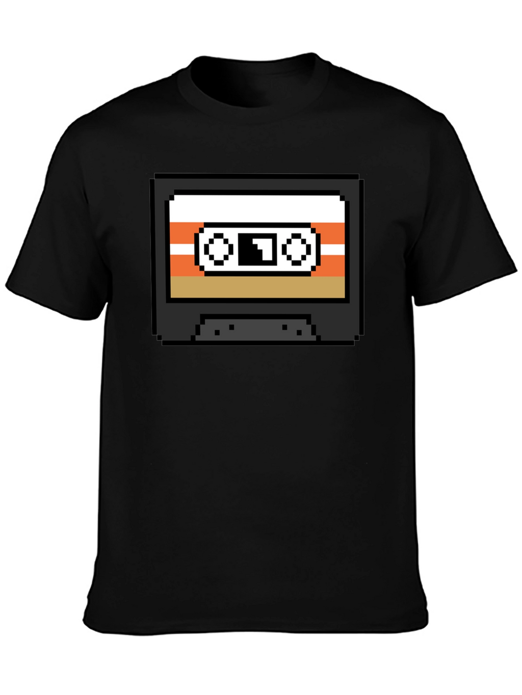 Pixel Cassette Tape Graphic Tee