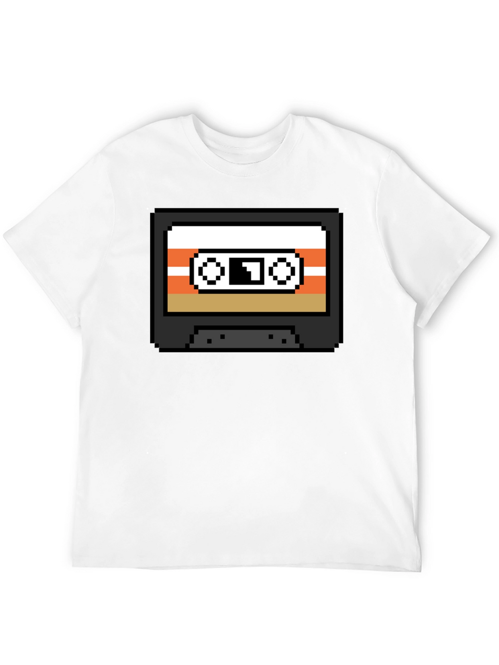 Pixel Cassette Tape Graphic Tee