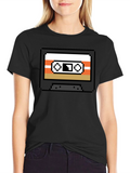 Pixel Cassette Tape Graphic Tee