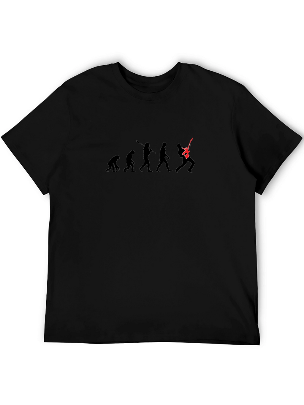 Evolution of Rock T-Shirt - Black Graphic Tee