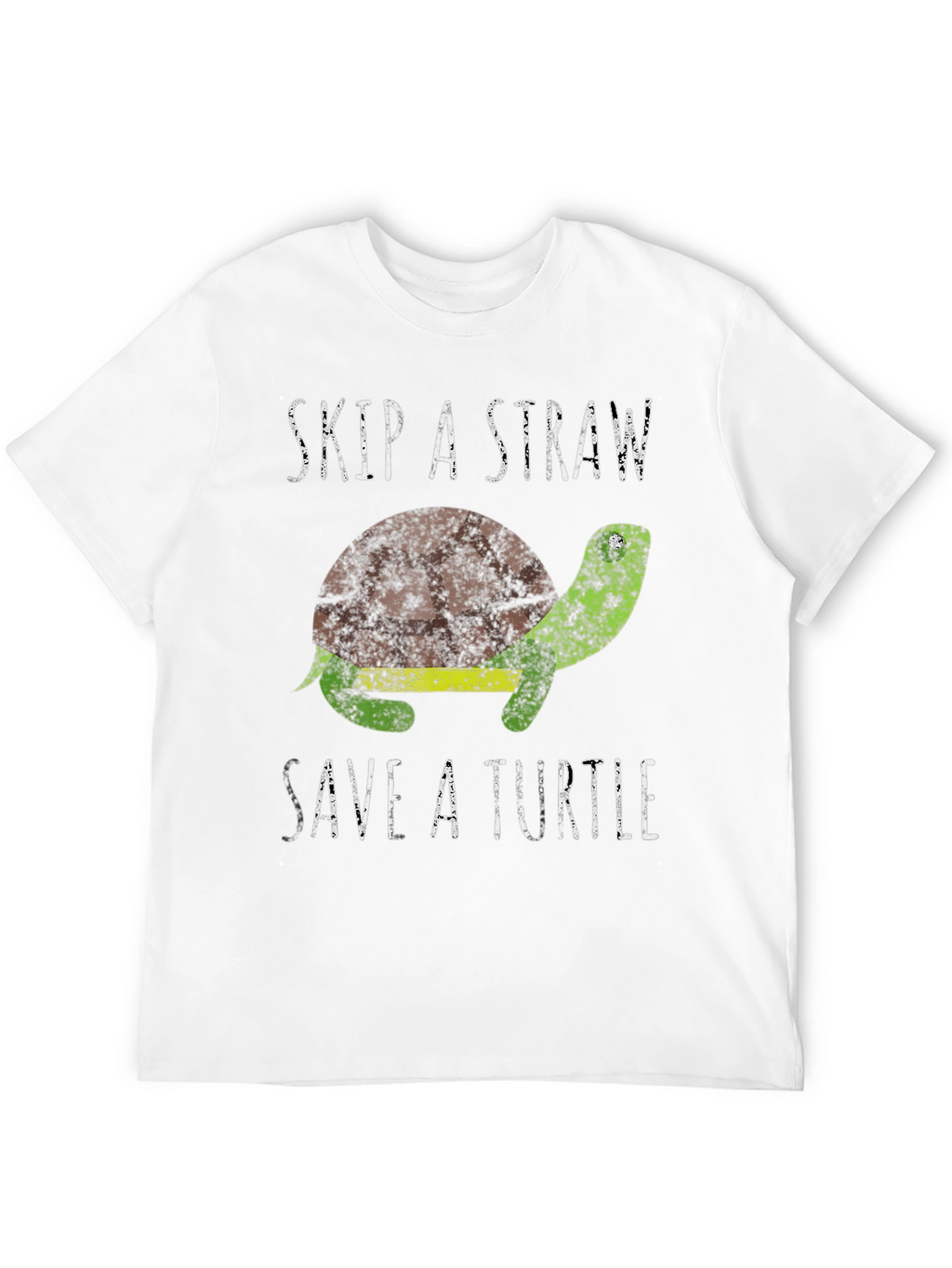 Skip A Straw Save A Turtle Graphic T-Shirt