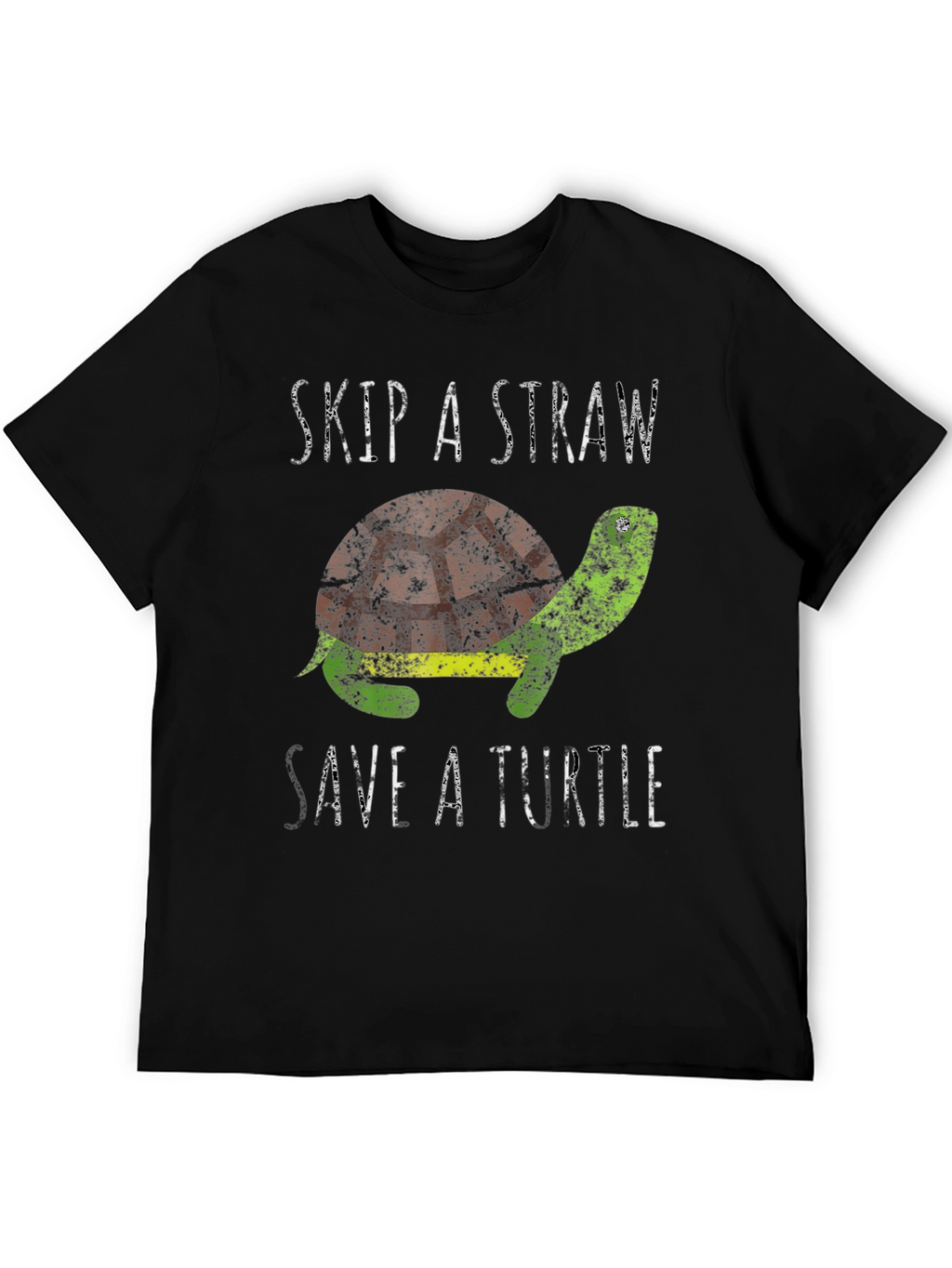 Skip A Straw Save A Turtle Graphic T-Shirt