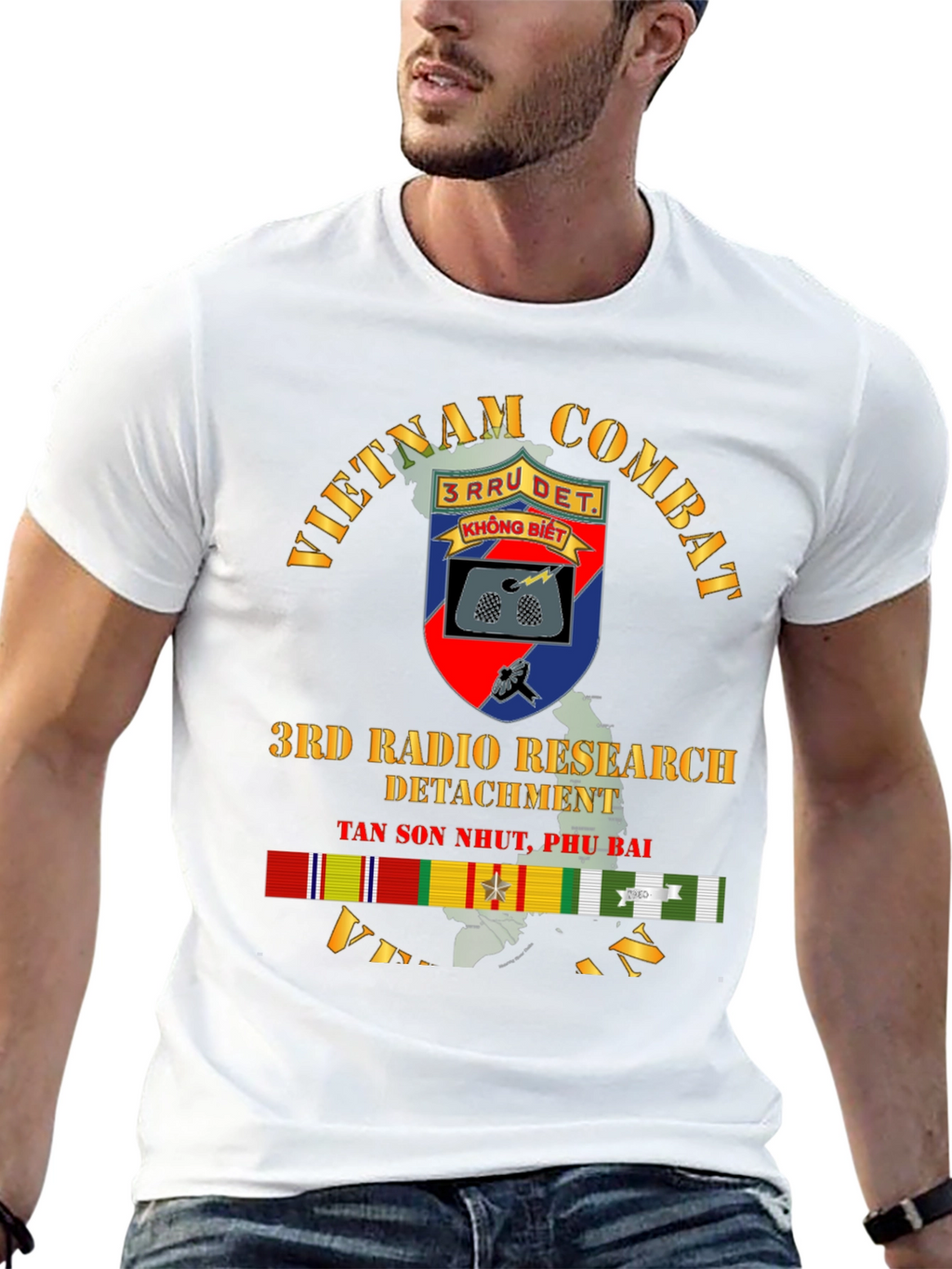 Vietnam Combat 3rd Radio Research Detachment T-Shirt