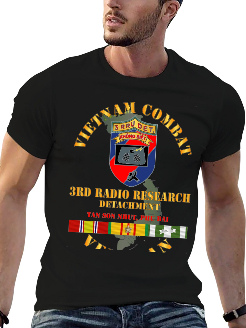Vietnam Combat 3rd Radio Research Detachment T-Shirt