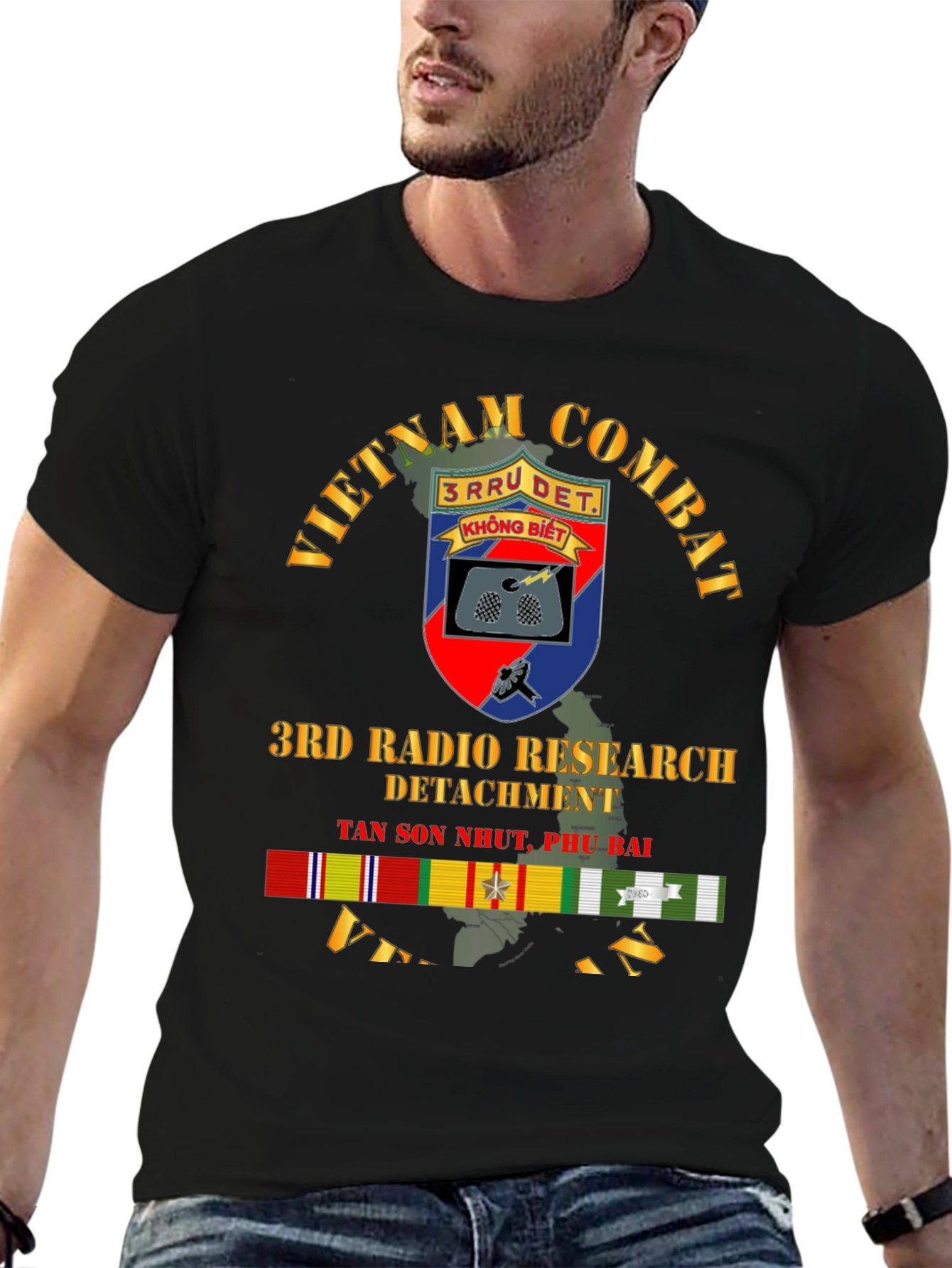 Vietnam Combat 3rd Radio Research Detachment T-Shirt