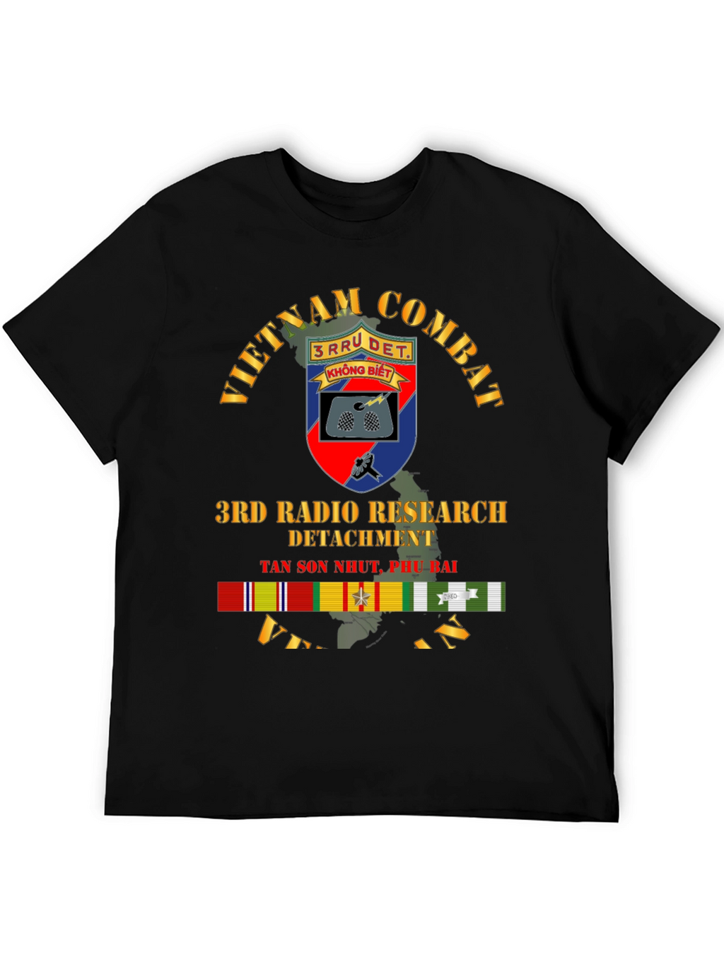 Vietnam Combat 3rd Radio Research Detachment T-Shirt