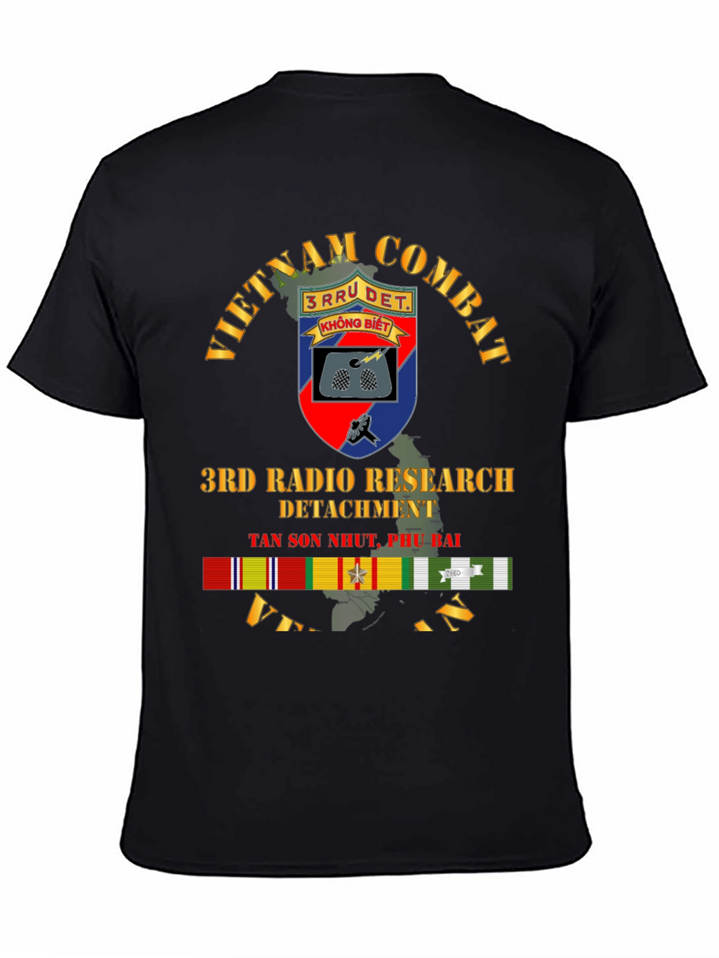 Vietnam Combat 3rd Radio Research Detachment T-Shirt
