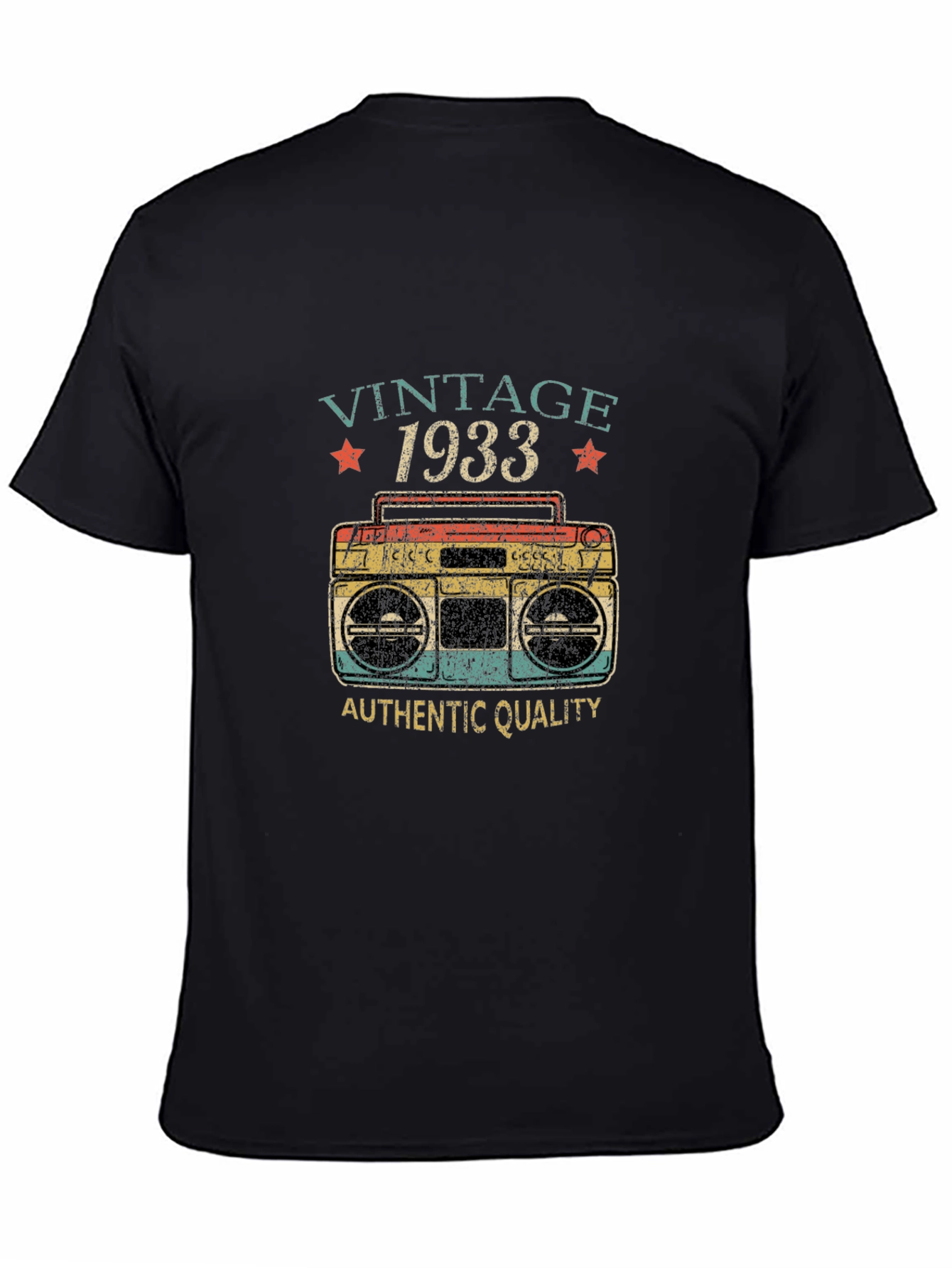 Vintage 1933 Boombox Graphic T-Shirt