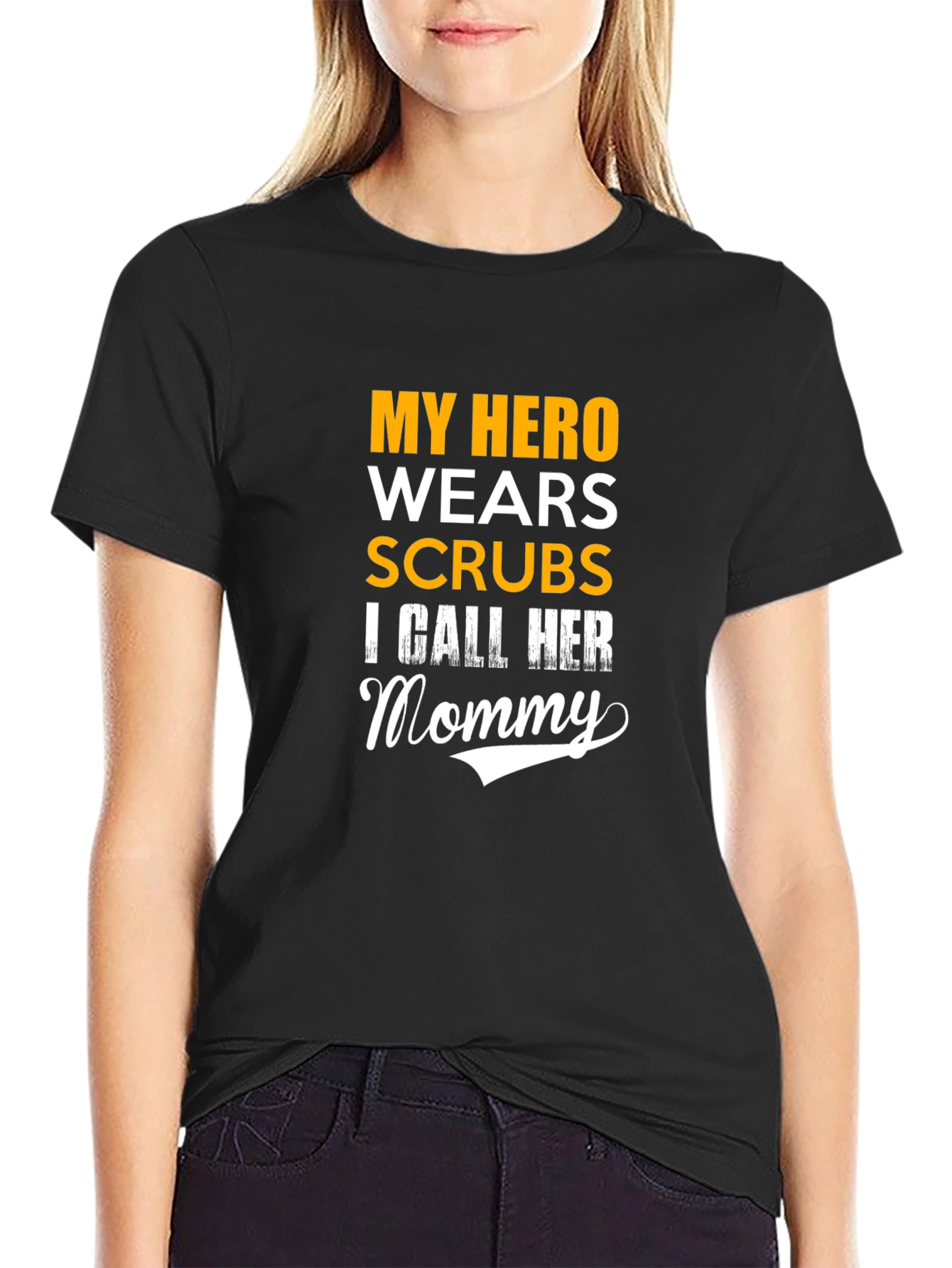 My Hero Wears Scrubs T-Shirt