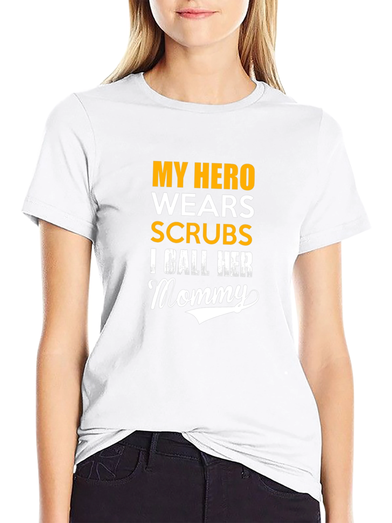 My Hero Wears Scrubs T-Shirt