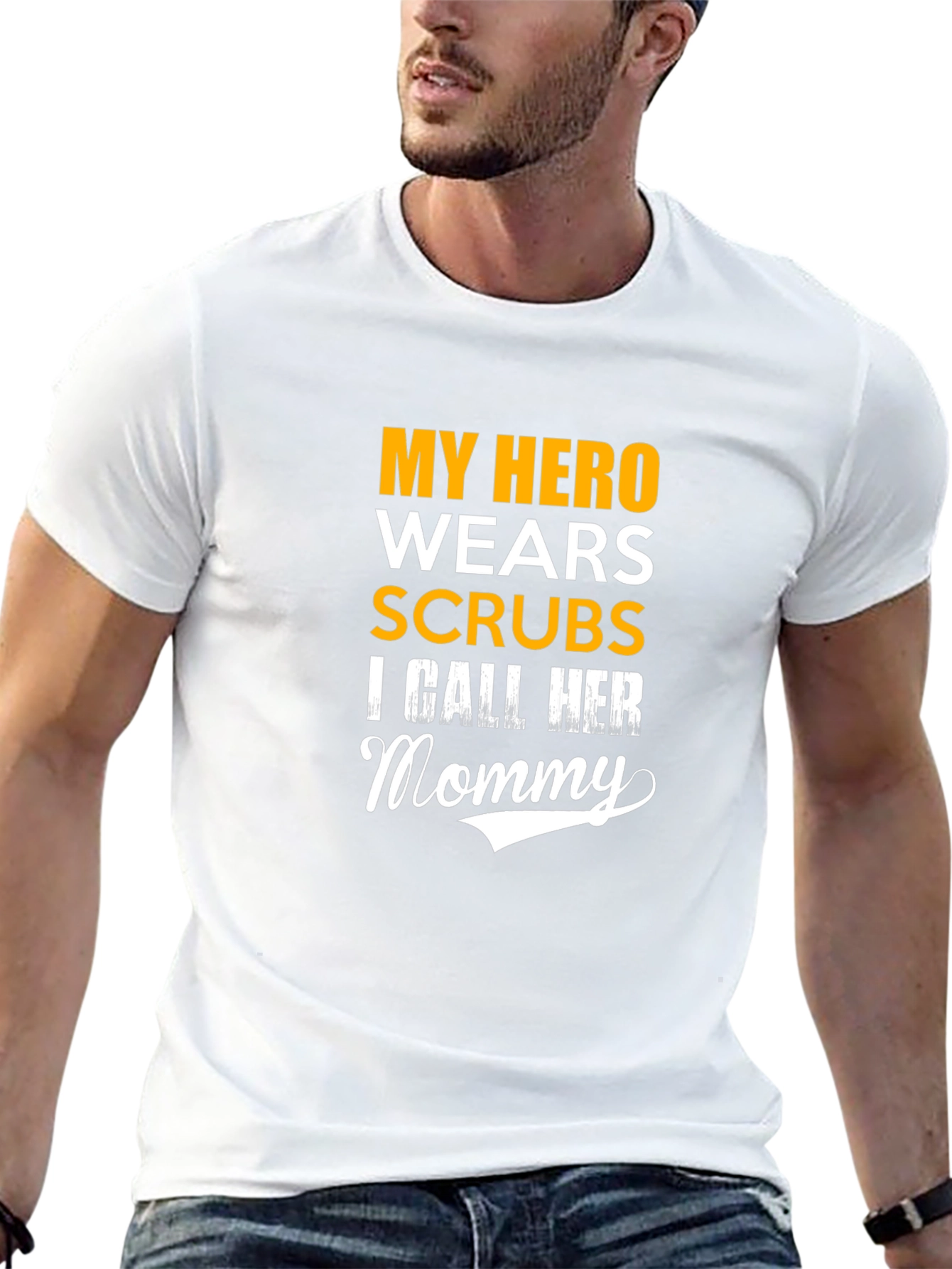 My Hero Wears Scrubs T-Shirt