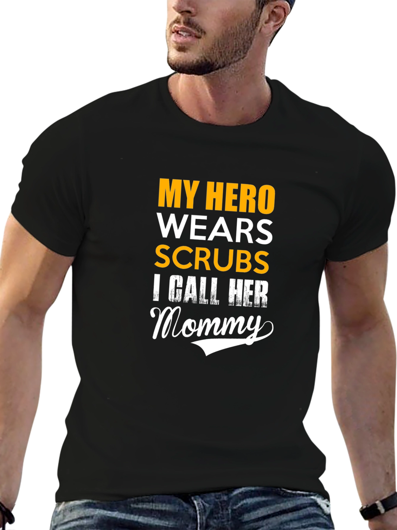 My Hero Wears Scrubs T-Shirt