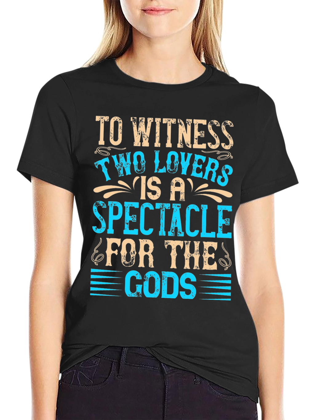 Two Lovers Spectacle Graphic T-Shirt