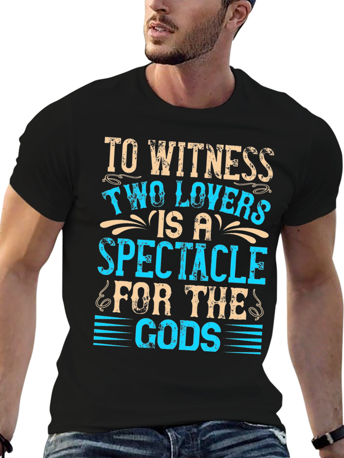 Two Lovers Spectacle Graphic T-Shirt
