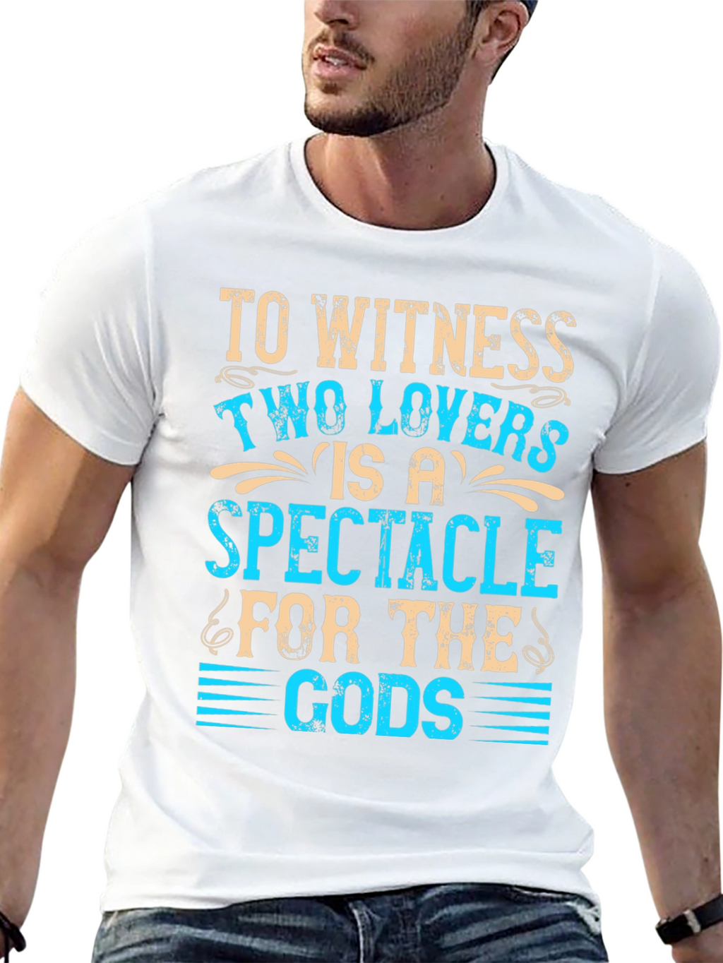 Two Lovers Spectacle Graphic T-Shirt