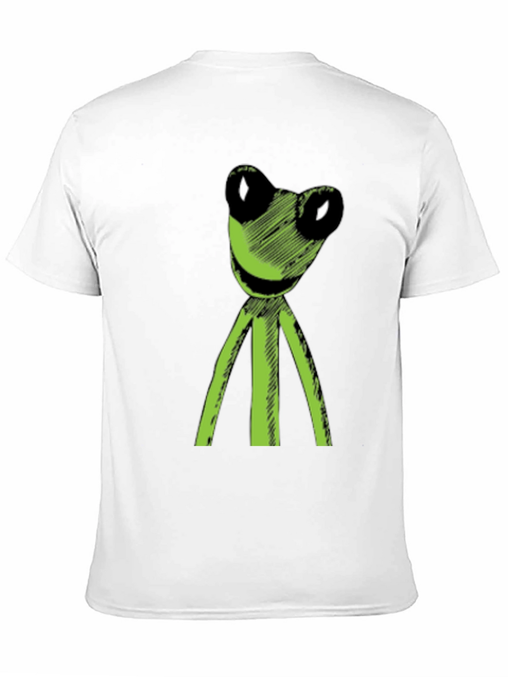 Kermit Sketch Tee - Black Relaxed Fit