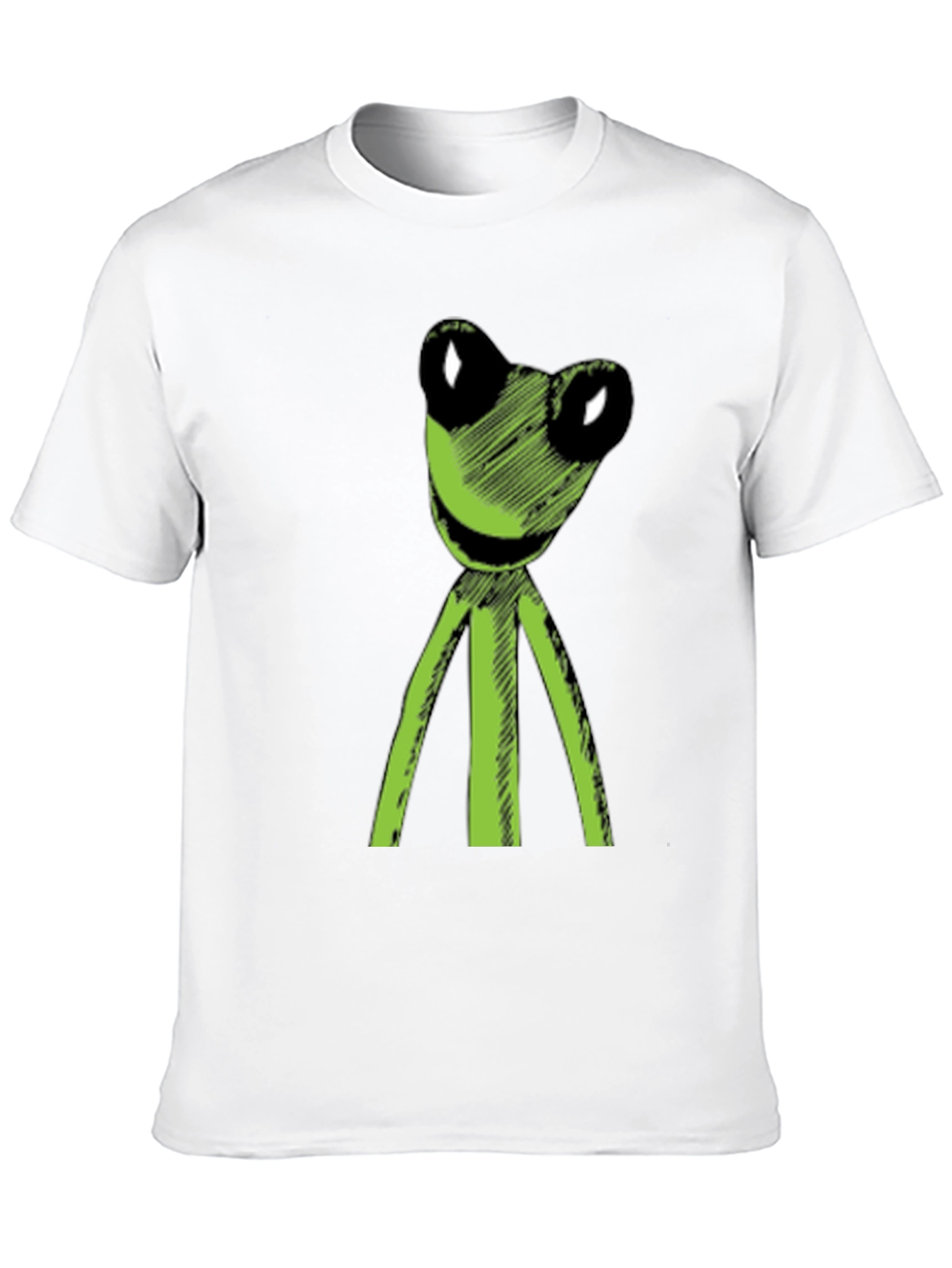 Kermit Sketch Tee - Black Relaxed Fit