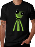 Kermit Sketch Tee - Black Relaxed Fit