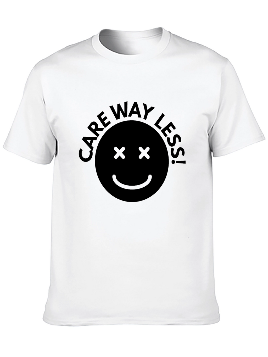 Care Way Less Graphic Tee - Black Unisex