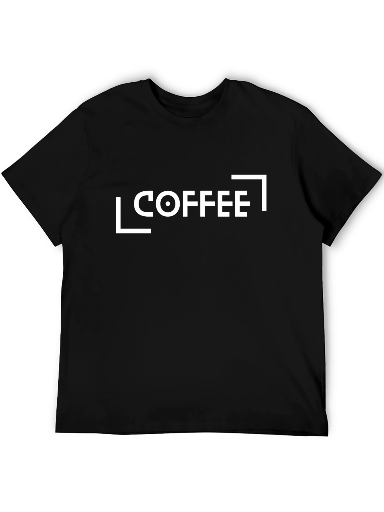 Coffee Graphic Tee - Black Cotton Comfort
