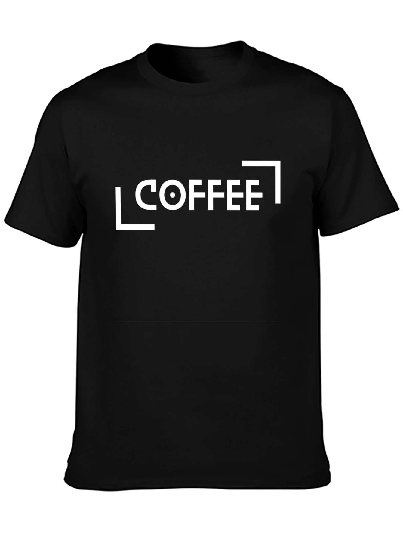 Coffee Graphic Tee - Black Cotton Comfort