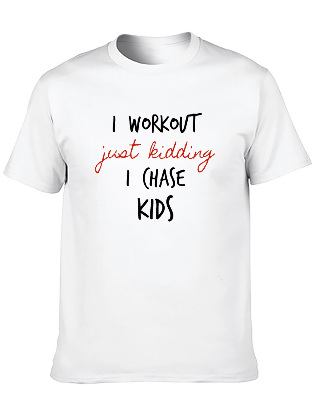 Funny Workout Chase Kids Graphic T-Shirt