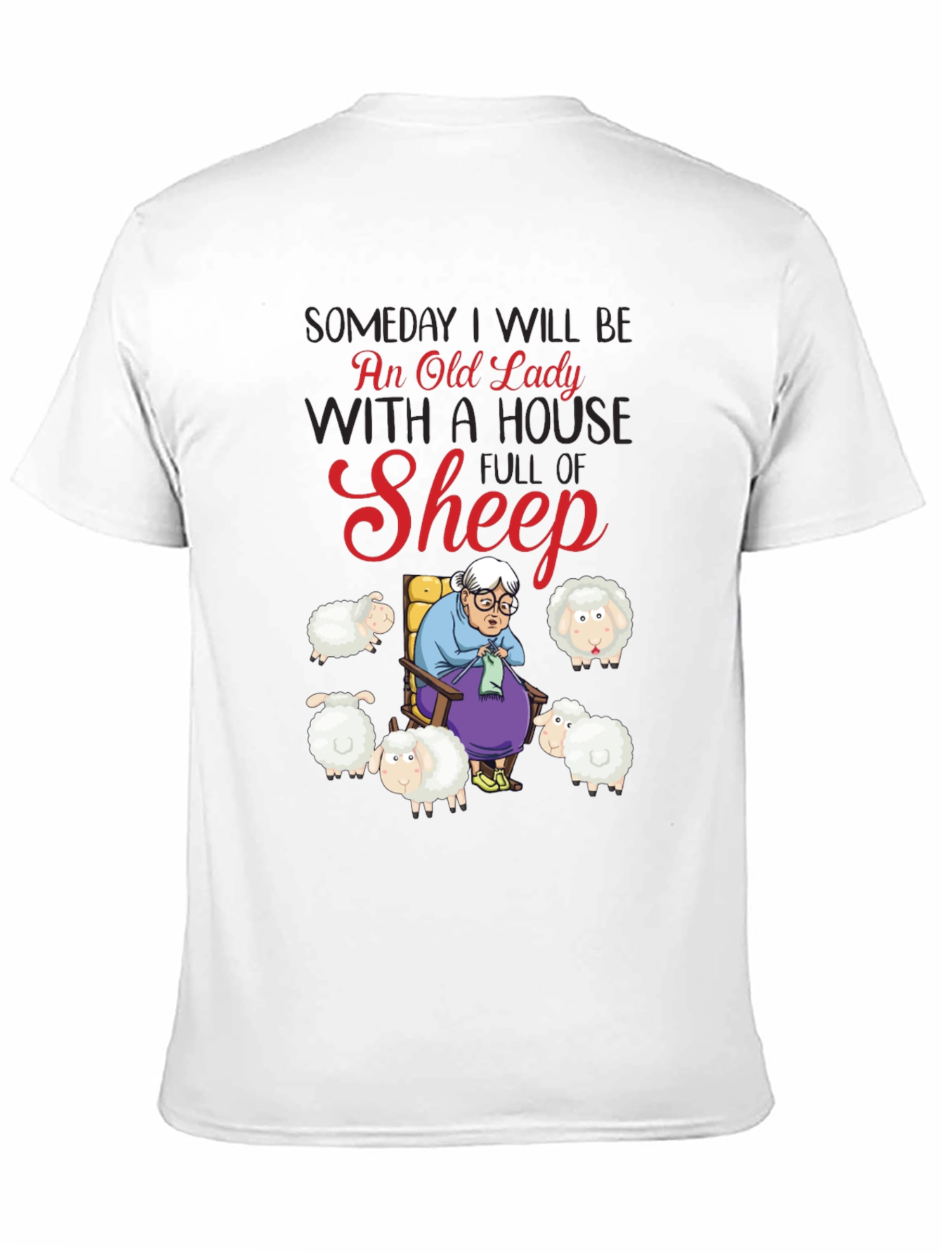Old Lady Sheep T-Shirt
