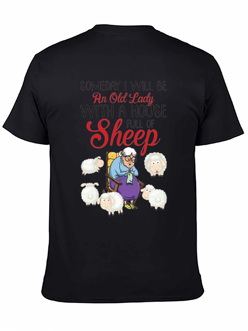 Old Lady Sheep T-Shirt