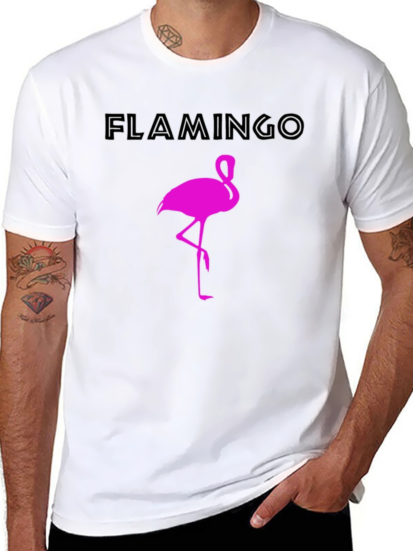 Flamingo Graphic Tee - Stylish & Trendy