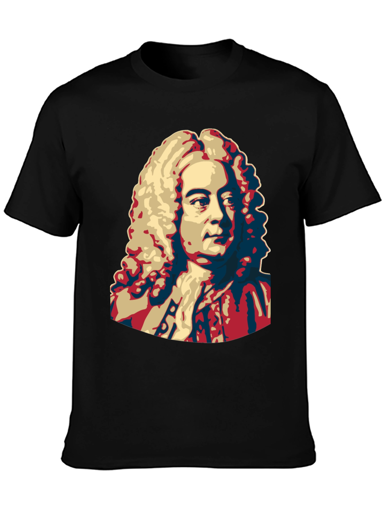 Bach Graphic Print Mens Black T-Shirt