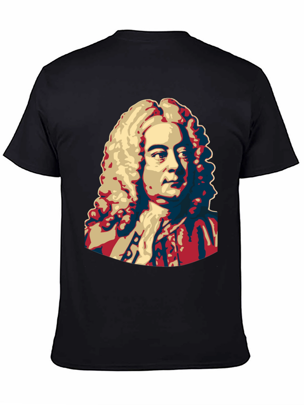 Bach Graphic Print Mens Black T-Shirt