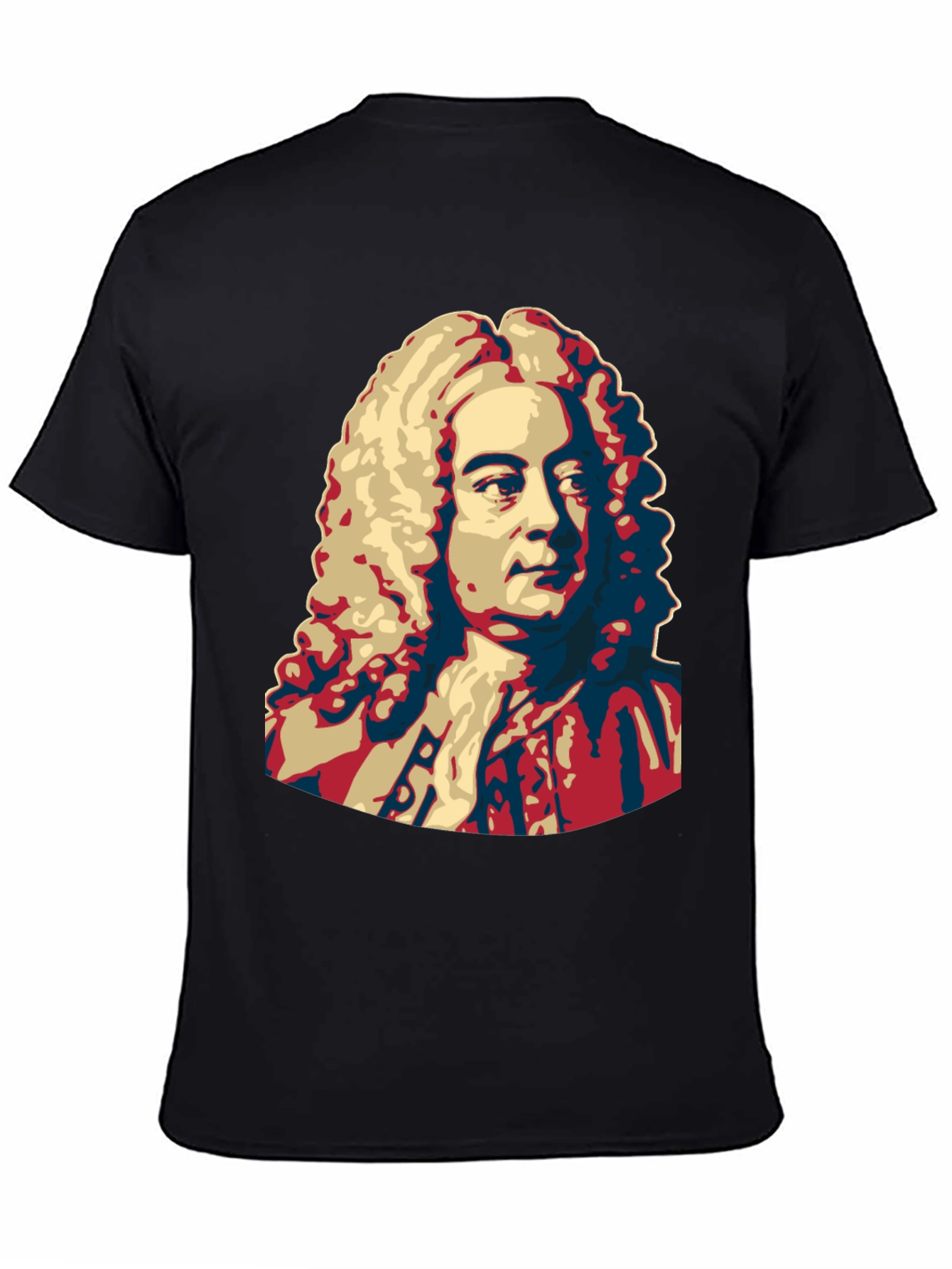 Bach Graphic Print Mens Black T-Shirt
