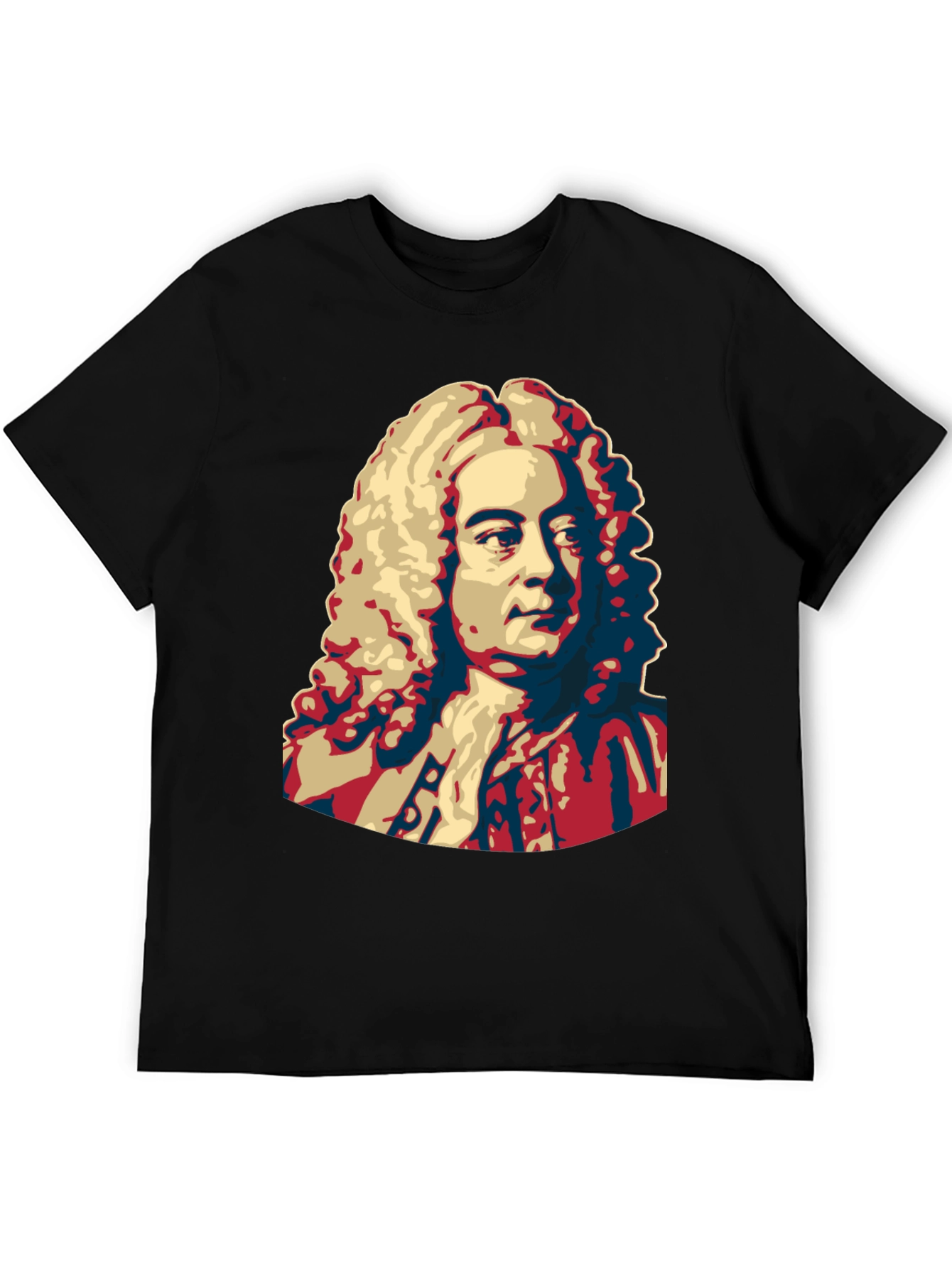 Bach Graphic Print Mens Black T-Shirt