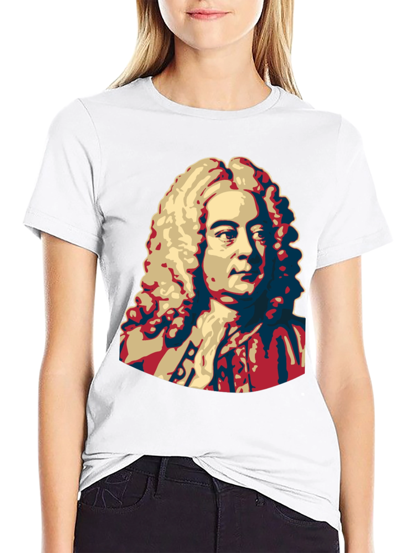 Bach Graphic Print Mens Black T-Shirt