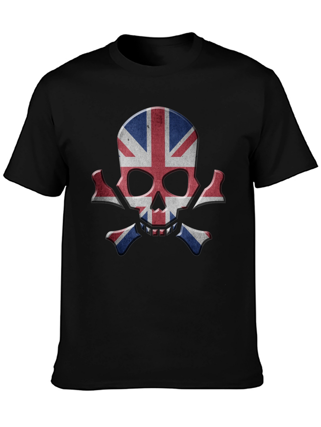 Union Jack Skull Graphic Tee