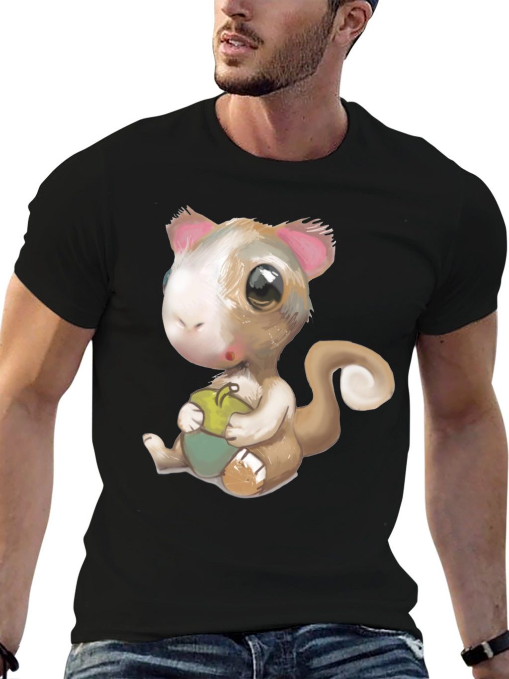 Cute Squirrel Graphic T-Shirt