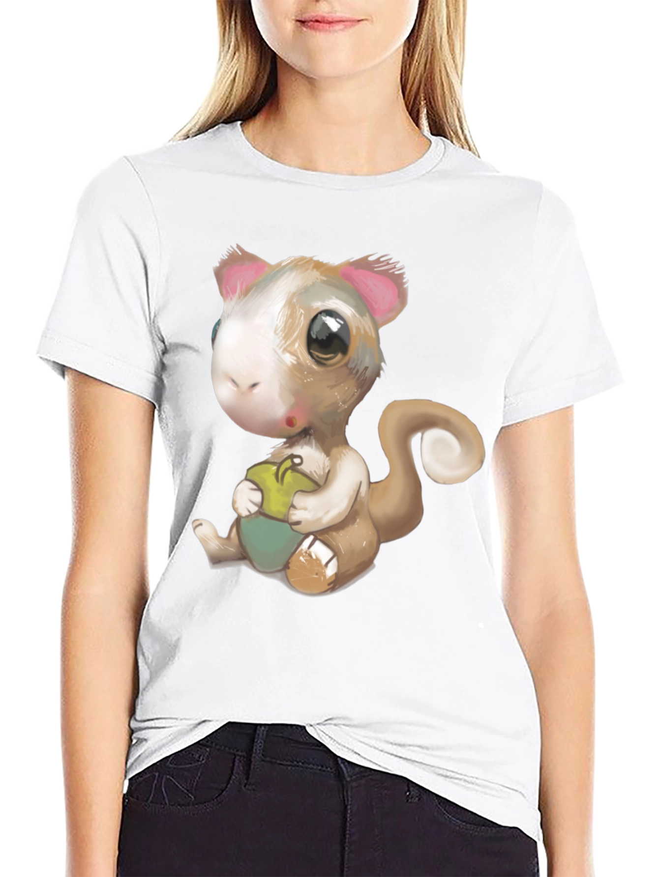 Cute Squirrel Graphic T-Shirt