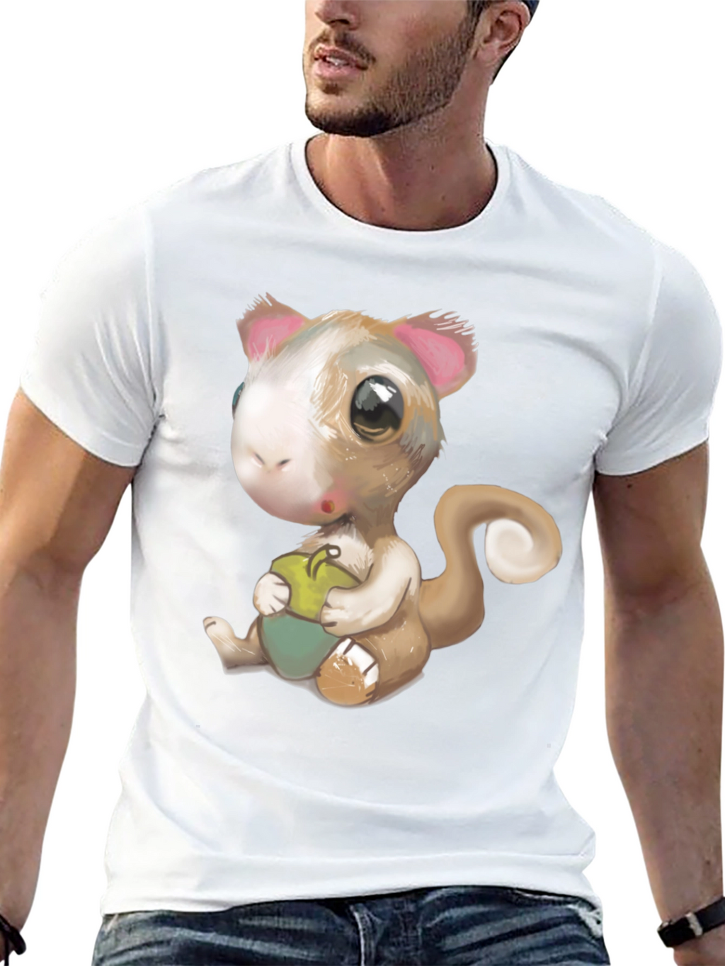 Cute Squirrel Graphic T-Shirt